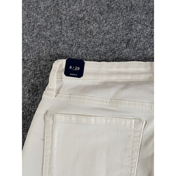 Lucky Brand Women's White Ankle Slim Ava Mid Rise Jeans Size 8/29 - Picture 5 of 16